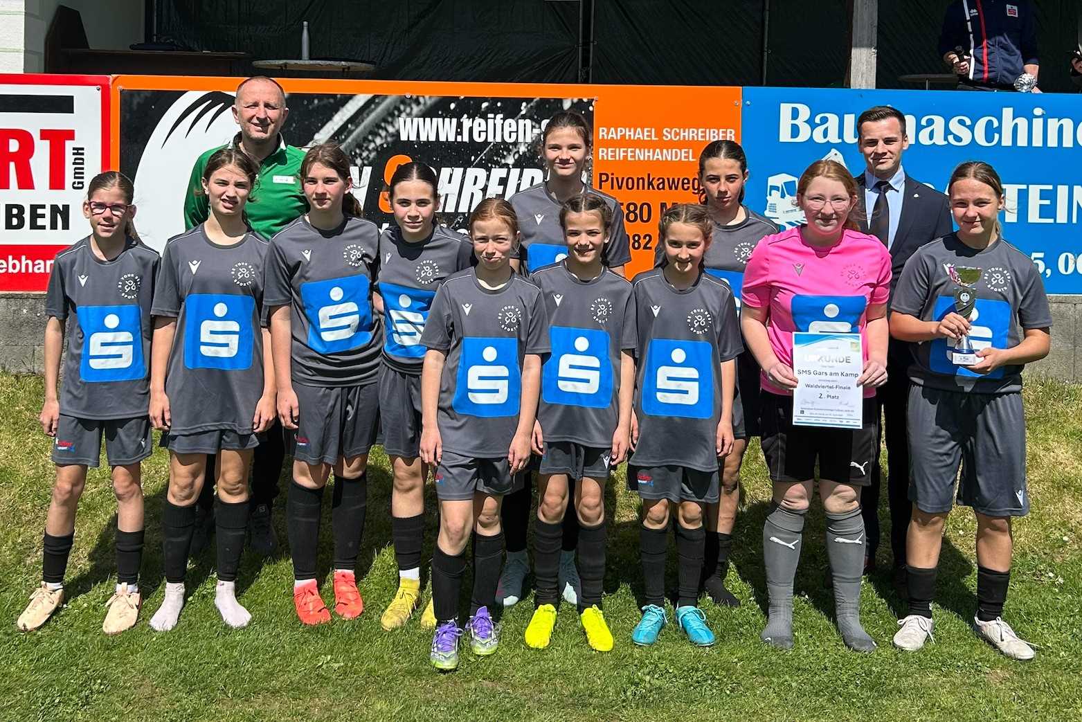 Sparkasse-Schülerinnenliga Fußball - Copyright SMS Gars